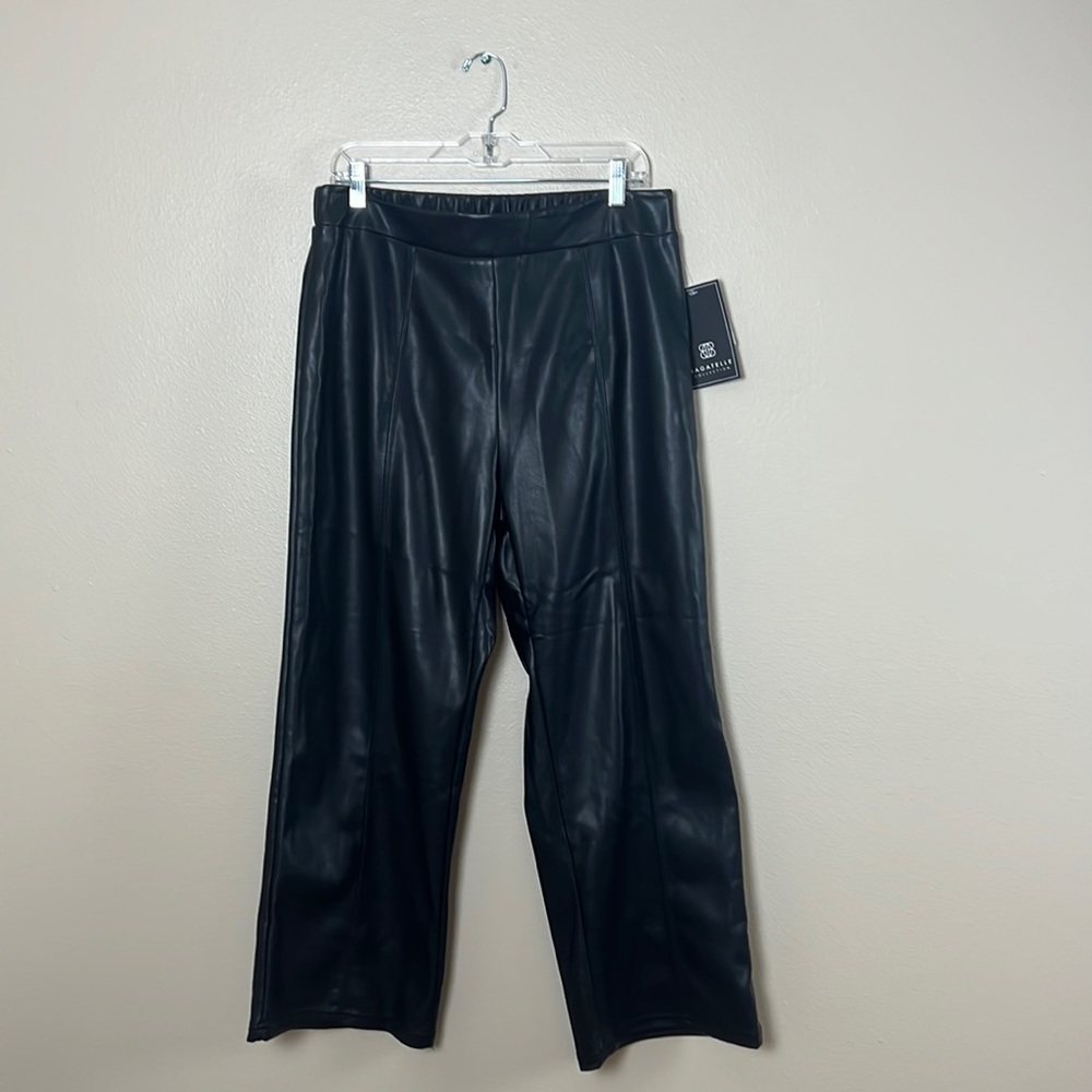 Bagatelle collection black faux leather